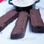 turrón vegano de trufa con dátiles