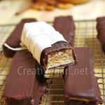 Barritas de chocolate crujiente