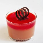Crema de naranjas sanguinas con vainilla