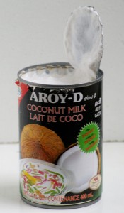 leche de coco para hacer crema de coco