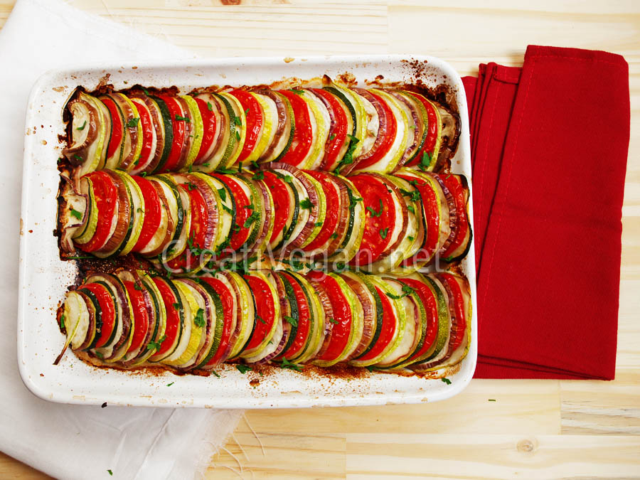 Confit byaldi (Ratatouille al horno)