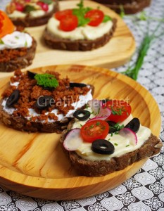 Bruschettas veganas