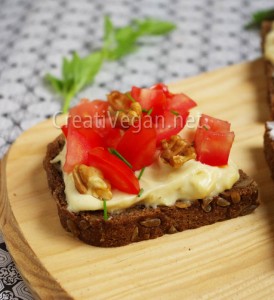 Bruschettas veganas