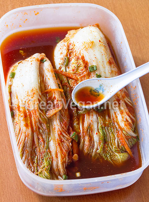 Kimchi fermentando