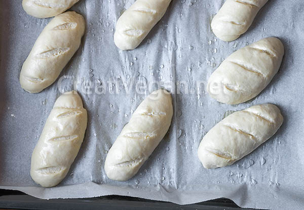 Bollitos de nata - preparación