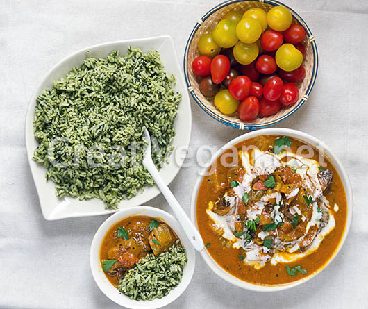 Curry de berenjenas