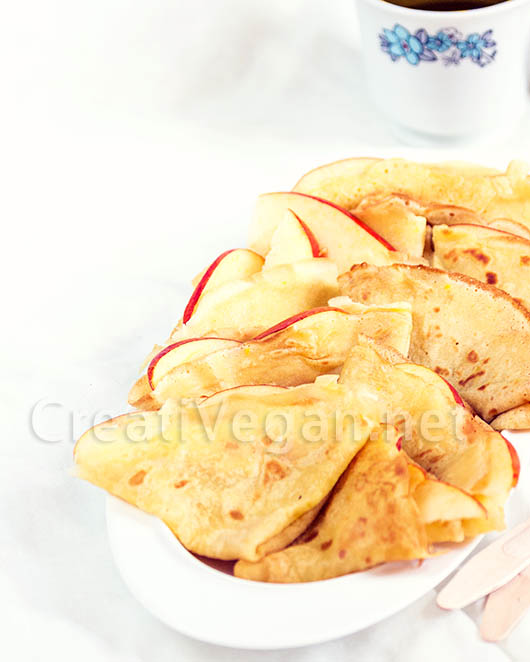 Crepes de manzana