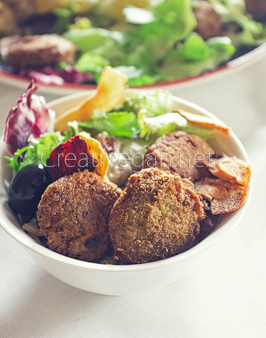 Falafel de urad dal