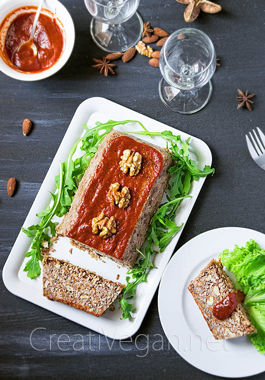 Pastel de quinoa, lentejas y arroz - CreatiVegan.net