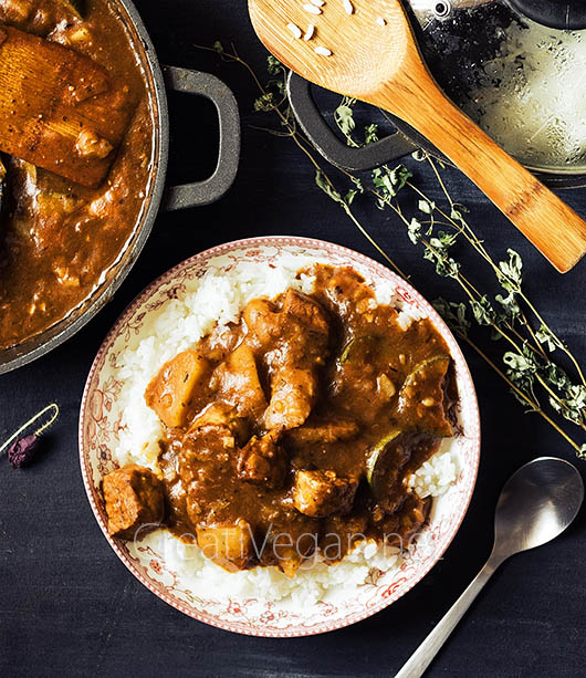 Guiso de tempeh con patatas