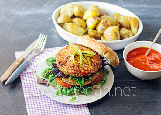 Luciburgers (hamburguesas de tofu y verduras) - CreatiVegan.net