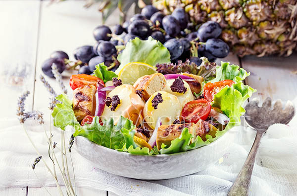 Ensalada de patata con salchichas de tofu - CreatiVegan.net