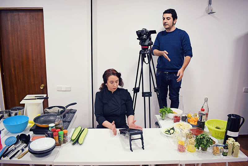 Rodando menú navideño para RTVE - foto de Aitor Sánchez (midi